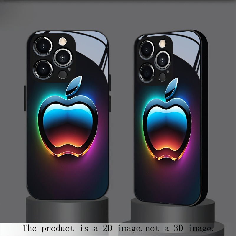 Phone Cases Iphone 13 - 2D flat pattern glass phone case