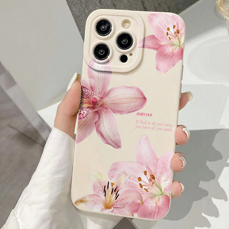 Blue Floral Painted Silicone I - Phone Cases Xr Iphone recension och pris