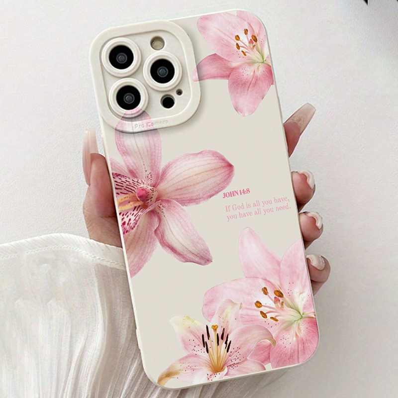 Blue Floral Painted Silicone I - Phone Cases Xr Iphone recension och pris