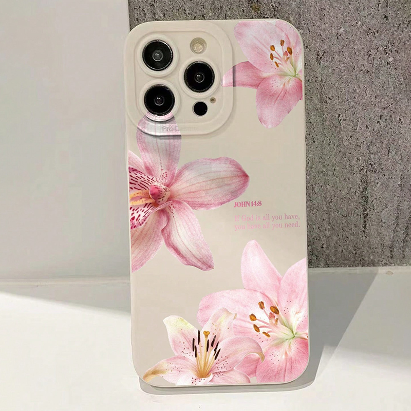 Blue Floral Painted Silicone I - Phone Cases Xr Iphone recension och pris