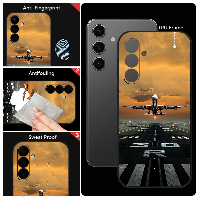 Airplane Print Phone Case For  - Phone Cases Galaxy A16 5G recension och pris