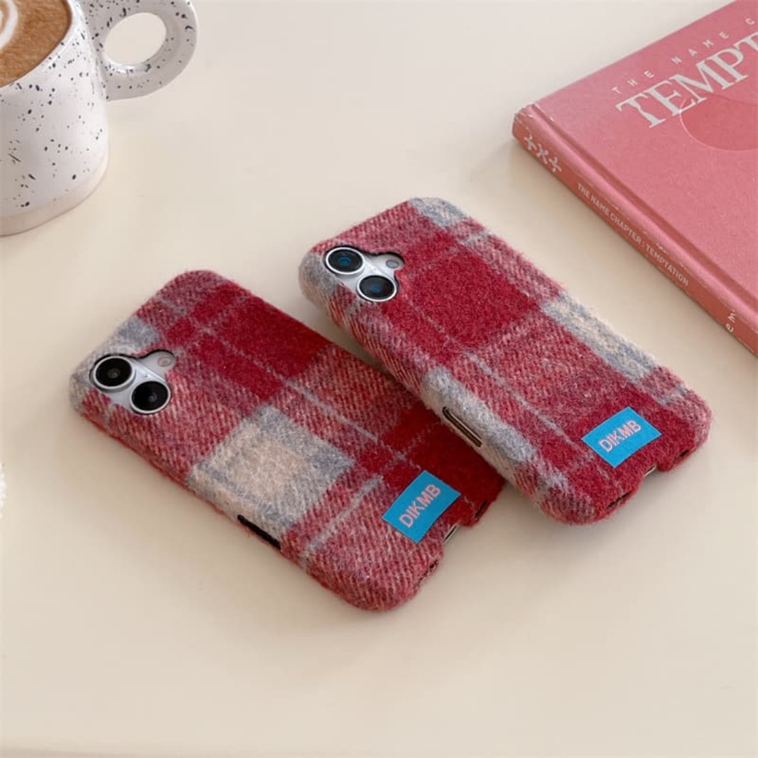 Retro Plaid Soft Fuzzy Warm Ph - Phone Cases Iphone 13 recension och pris