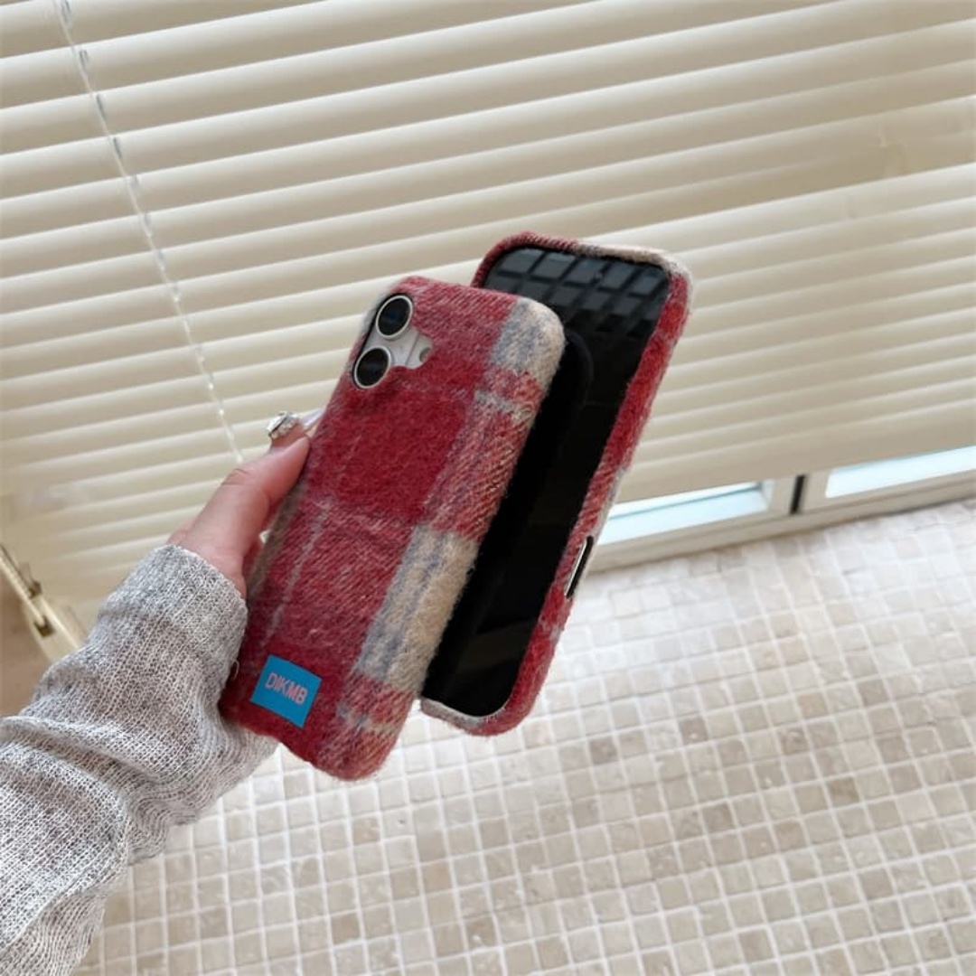 Retro Plaid Soft Fuzzy Warm Ph - Phone Cases Iphone 13 recension och pris