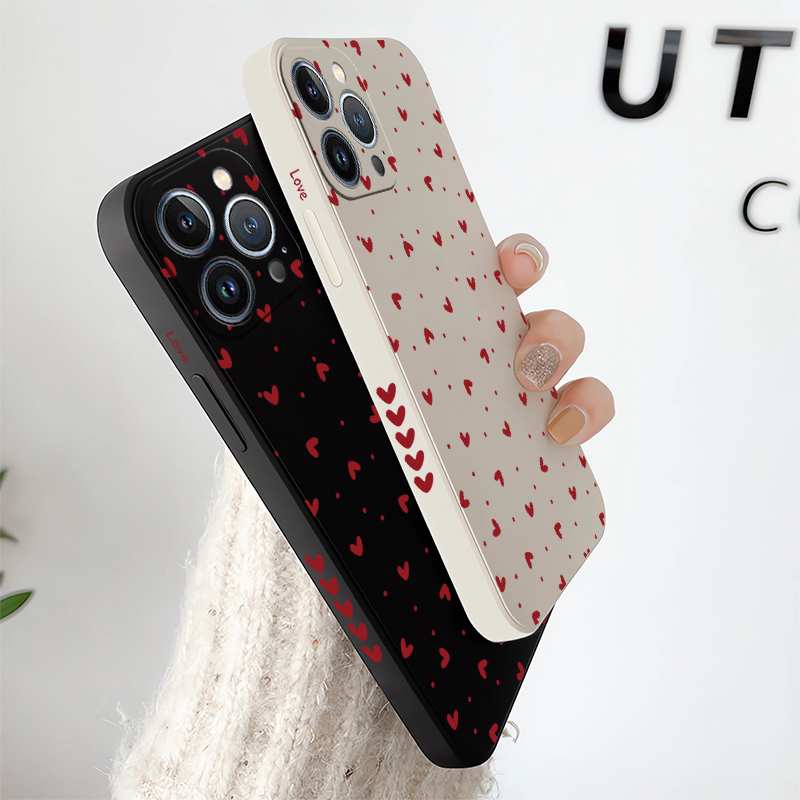 Love Heart Print Phone Case Fo - Phone Cases Iphone 13 recension och pris