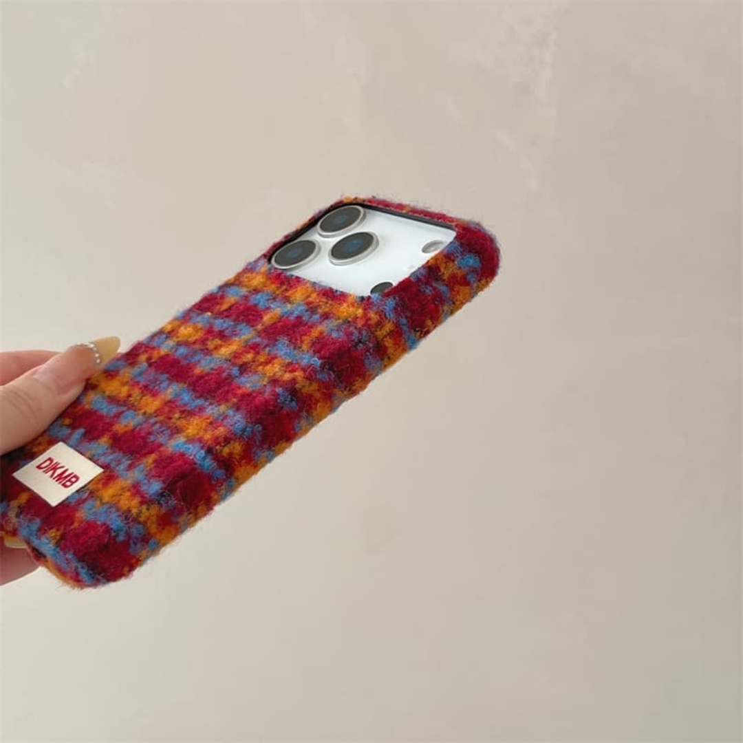 Winter Warm Plaid Fuzzy Phone  - Phone Cases Iphone 13 recension och pris