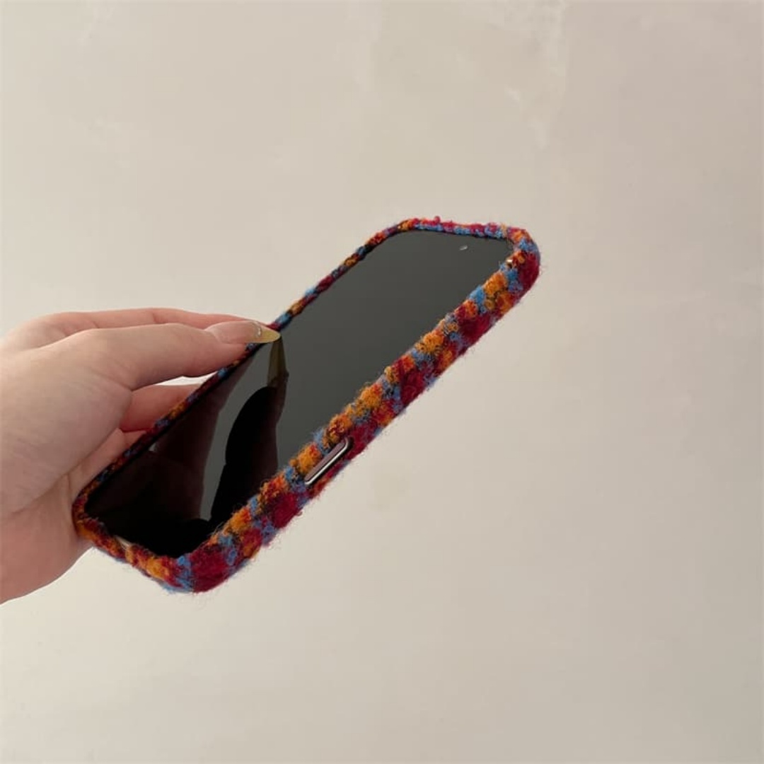 Winter Warm Plaid Fuzzy Phone  - Phone Cases Iphone 13 recension och pris