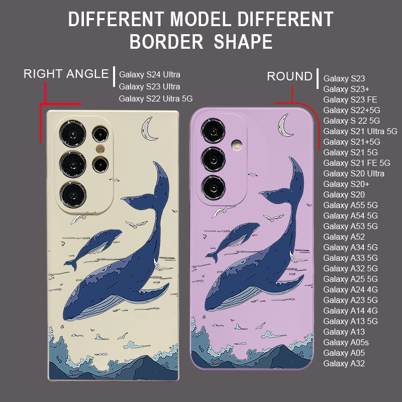 Whales Phone Case For Samsung  - Phone Cases Galaxy A16 5G recension och pris
