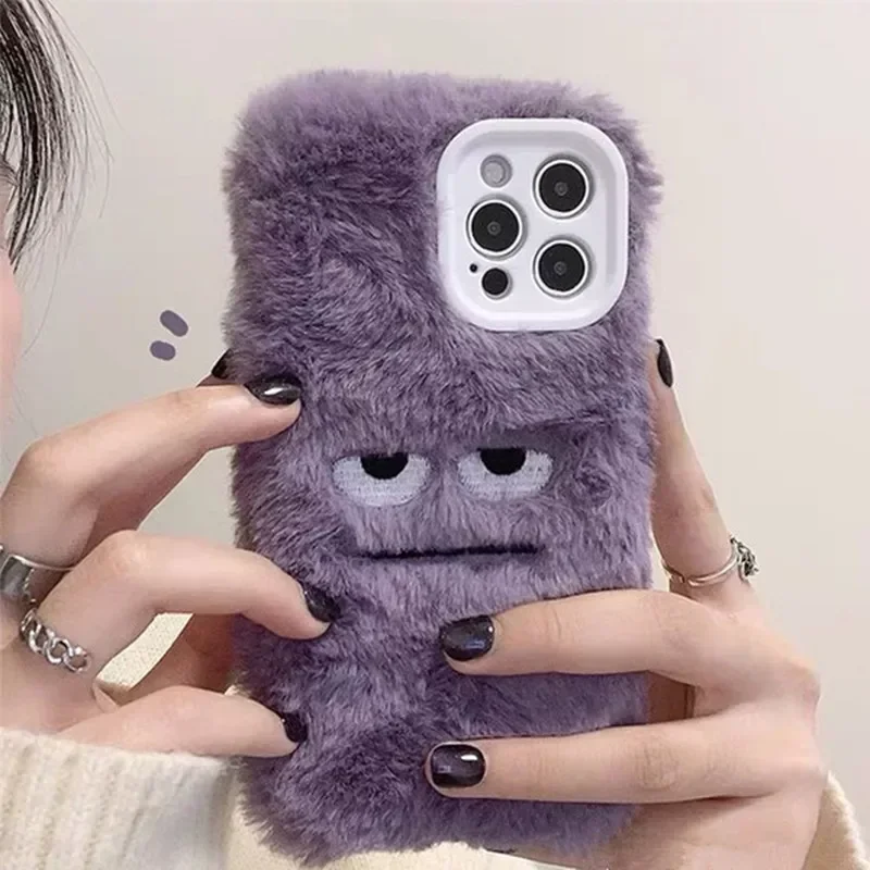 Cute Monster Plush Fluffy Phon - Phone Cases Iphone 13 recension och pris