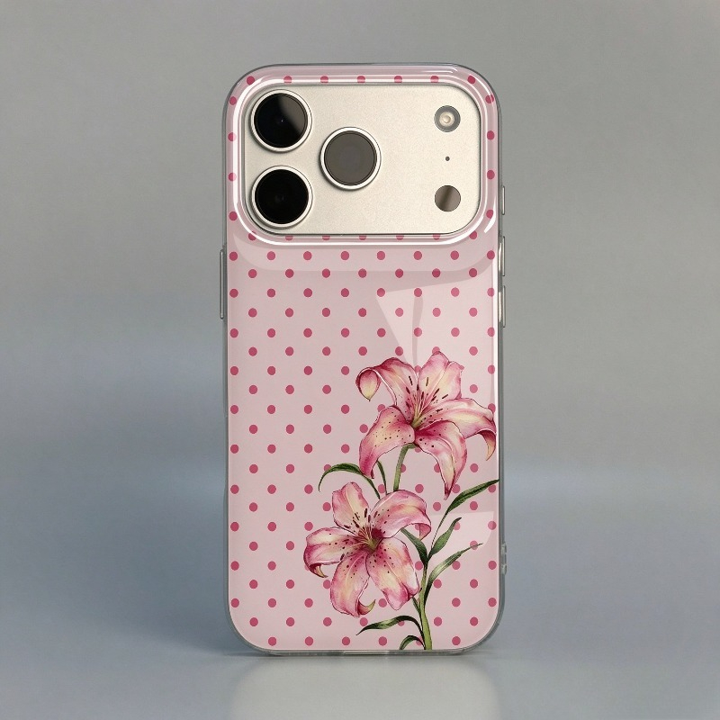 Pink Polka Dot Hibiscus Flower - Phone Cases Xr Iphone recension och pris