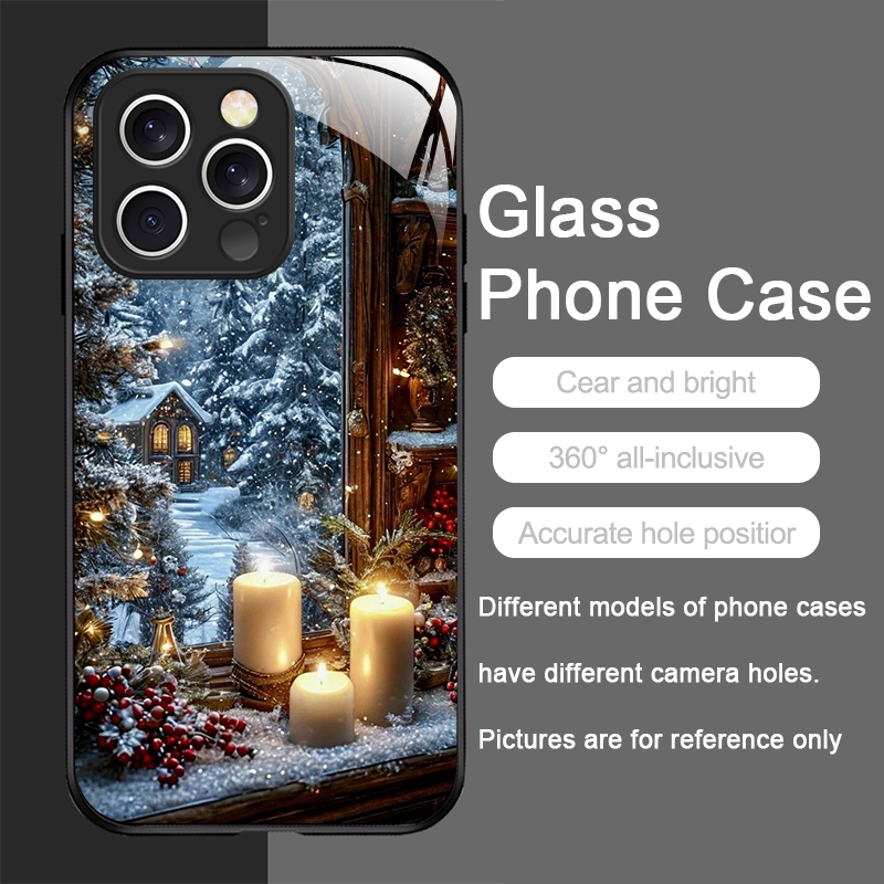 Christmas Tree Gift Snowy Town - Phone Cases Iphone 13 recension och pris