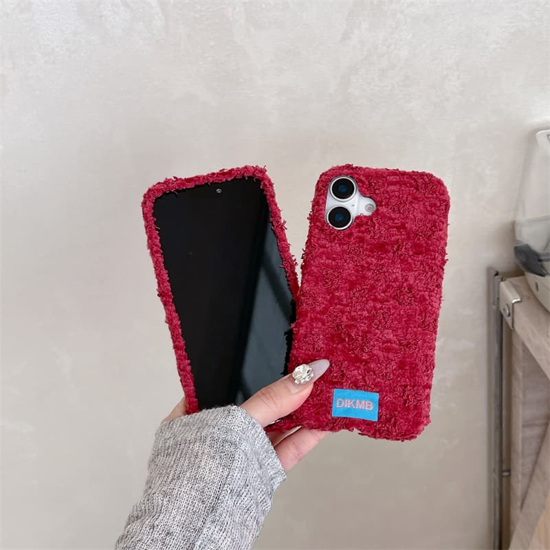 Angora Red Fuzzy Phone Case fo - Phone Cases For Iphone 16 recension och pris